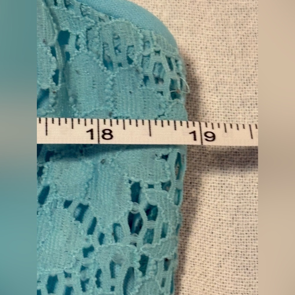 Lauren Ralph Lauren Turquoise colour Lace Dress - Picture 6 of 8